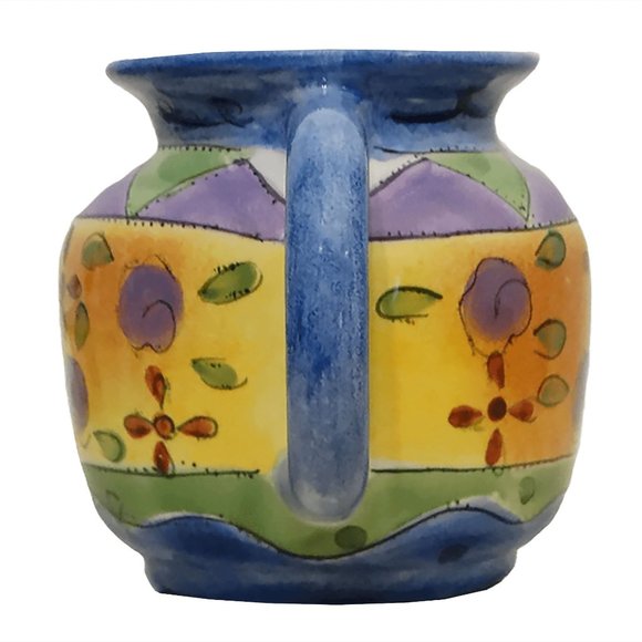 Vintage Sango Sweet Shoppe China Ceramic Creamer, Circa 2000. Floral, Geomertric - Picture 4 of 5